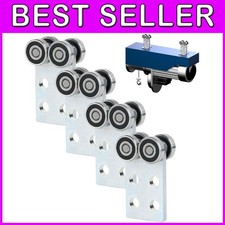 Gruppo carrello in acciaio zincato - Capacità 900 libbre, 4 pezzi