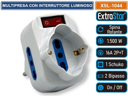 Multipresa adattatore triplo - adattatore,