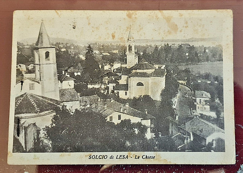 Cartolina solcio lesa - cartolina, di