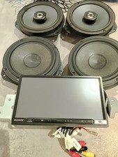 autoradio sony bluetooth completa di cavetteria, 4 casse hertz, twider.