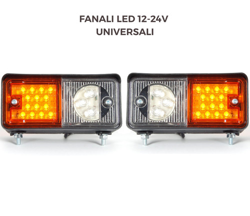 Coppia fanali led anteriori - coppia,