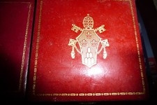 Vaticano: Cofanetto vuoto x medaglia annuale Papa Paolo VI.