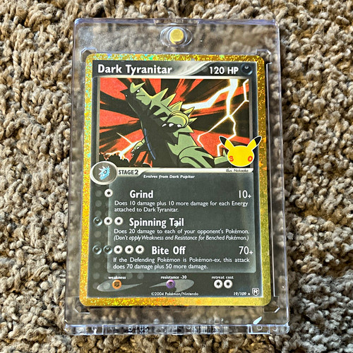 Dark tyranitar 109 - dark, 30°