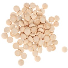  100 pezzi da 100 pezzi per perle di legno per perle a metà rotonde sfere in