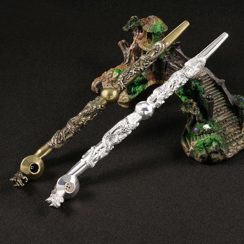 Pair vintage dragon hookah - a,