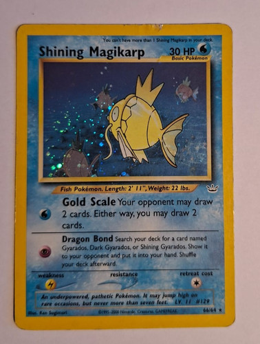 Shining magikarp neo - shining,