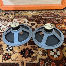 Coppia 2x Altoparlanti Vintage anni 60 Elac 10N/49 3ohm 10" Watkins V Front Vox AC10