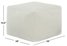 Safavieh SAMUELS BOUCLE POUF