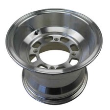 Cerchio ruota posteriore 10x8 argento lucido PGO Bugrider BR 250 Buggy passeggino stradale