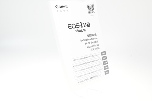 Canon 1dx mark iii - iii, manuale