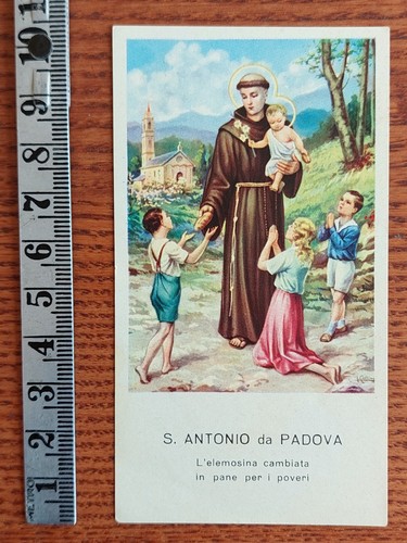 Santino holy card antonio - card,