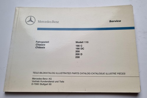 Libretto ricambi mercedes - ricambi,