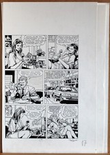 FERDINANDO TACCONI - TAVOLA ORIGINALE DYLAN DOG - 'LAMA DI RASOIO'