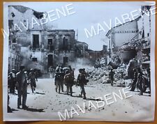 1943 FOTO ARCHIVIO MILITARE Sbarco truppe inglesi Croce Rossa Melilli Siracusa