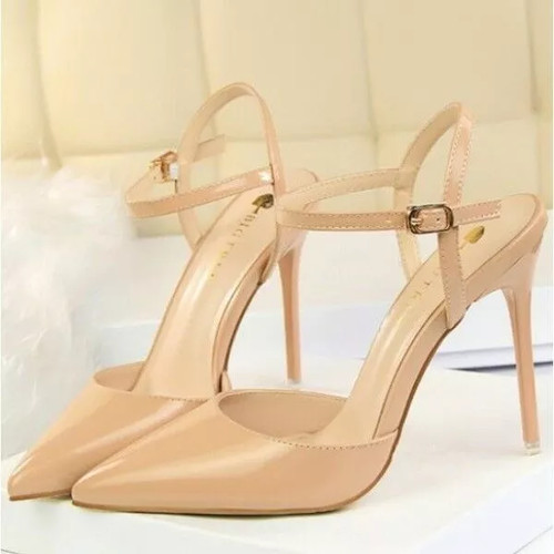 Decolte donna beige vernice - decolte,