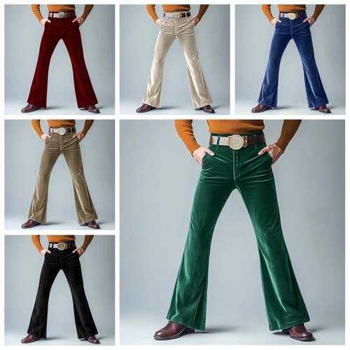 Pantaloni uomo velluto - , svasati