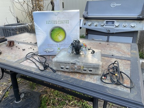 Console xbox crystal originale - crystal,