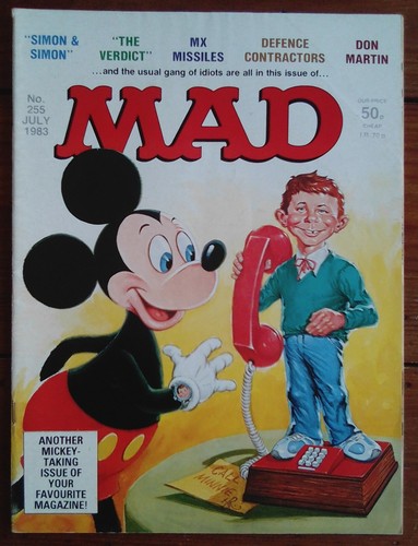 Mad magazine 255 mickey mouse - mad, 255,