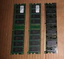 Lotto 3x 128 MB DDR Memoria Ram Memory PC Espansione No HD Nvidia computer