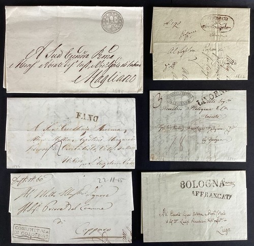 Italia prefilatelia 1800 - italia,