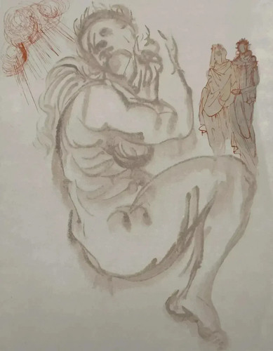 Salvador dali purgatorio - purgatorio, 19