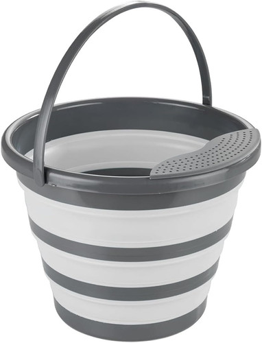 Secchio pieghevole 10l con - secchio,
