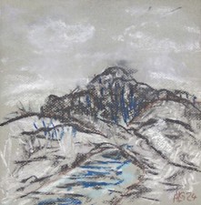 Carbone gesso disegno