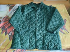 Henry Lloyd vintage 90s trapuntato verde made in England size L QUILTED JACKET 