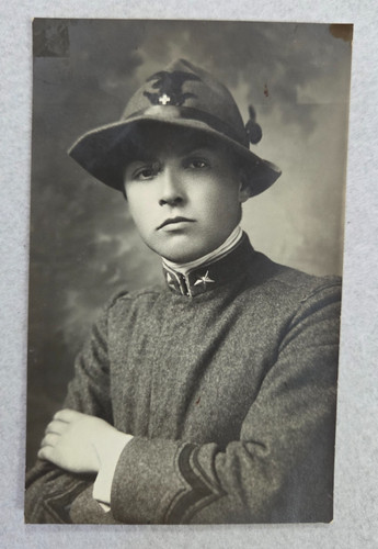 Foto cartolina alpini - alpini, allievo