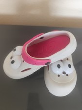 Sandali zoccoli rosa bianco