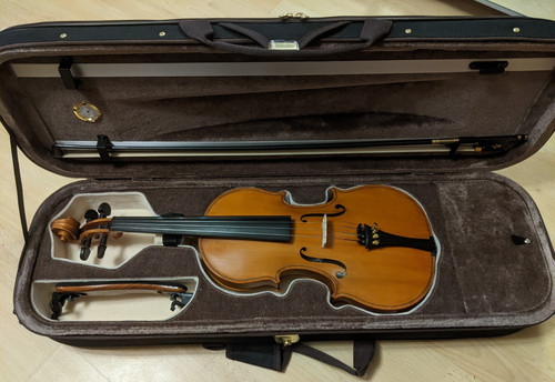 Violino con archetto e - violino,