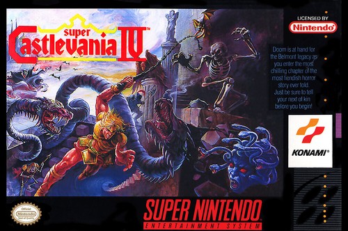 Super castlevania snes - iv, box