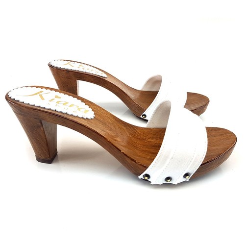 Zoccoli donna bianchi made in - made,