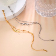 Bracciale in acciaio doppio