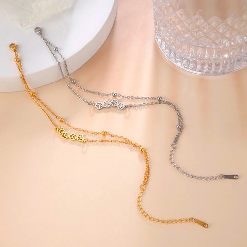 Bracciale acciaio doppio - bracciale,