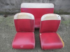 FIAT 600 - Set sedili rosso /