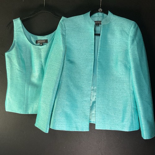Giacca blazer turchese aqua - giacca,