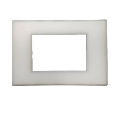 Placca light bianco opale - 3p,