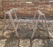 Antico vecchio sgabello panca sedia rustica  in legno massello arte povera 