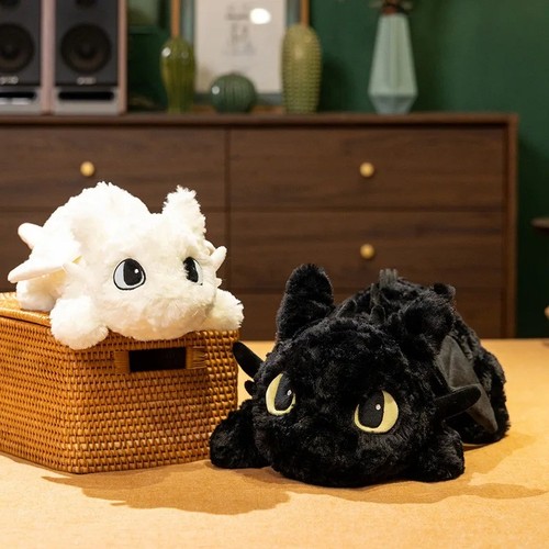 Peluche dragon trainer bianco - dragon,