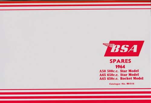 Libro ricambi bsa a65 a50 - libro,