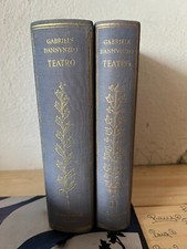 TUTTO IL TEATRO DI GABRIELE D'ANNUNZIO VOLUME 1 E 2 MONDADORI 1942
