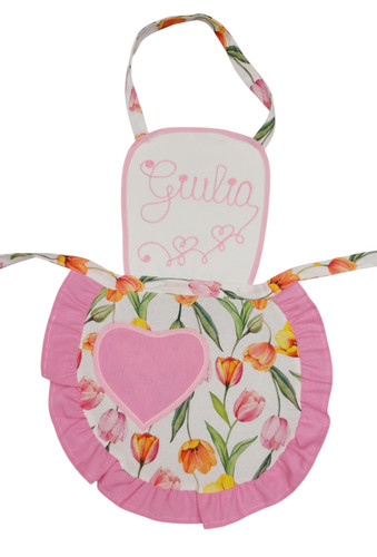 Grembiule bimba tulipani - grembiule,