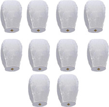 10 Pezzi Bianco Lanterne