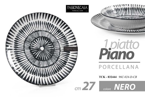 Piatto piano tondo - , portata