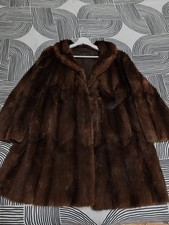 Cappotto in vera pelliccia rat