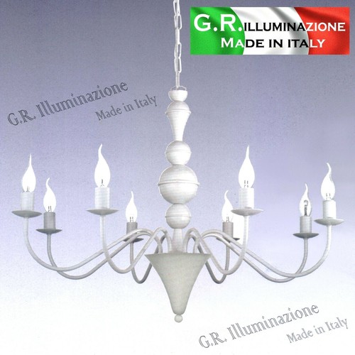 Lampadario ferro battuto - in, 8