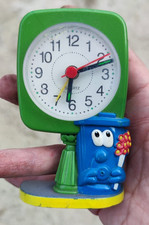 orologio sveglia bidoni bidoncini kinder ferrero promozionale vintage sorpresine