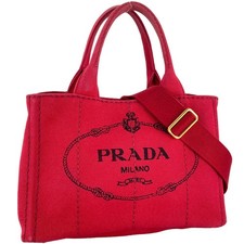 Borsa a mano PRADA CANAPA in