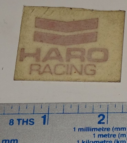 Haro racing die cut - cut, bmx